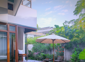 #庭院景观#洋房旁的精致小庭院